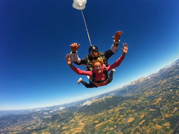 baptême saut en parachute Gap / Tallard
