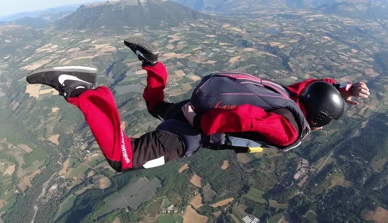stage pac - le geste d'ouverture du parachute