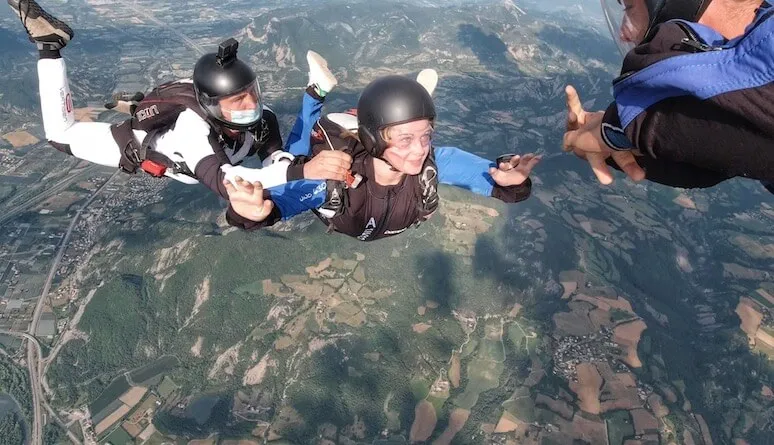 Saut d'initiation au parachutisme